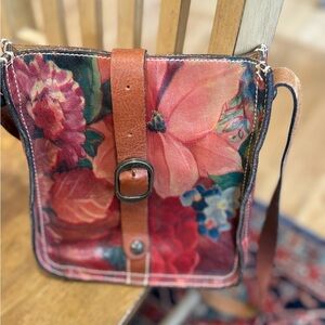 Patricia Nash Multicolor Floral Crossbody Bag